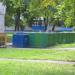 Waste collection point in Homieĺ city
