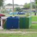 Waste collection point in Homieĺ city