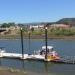 Main Street Boat Dock in Napa, California city