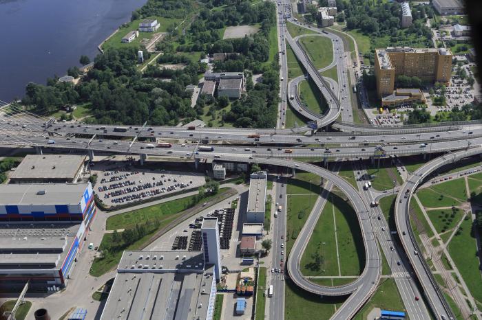 A118 Ring Road And Obukhovskoy Oborony Avenue Interchange - Saint 