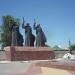 Памятник трём солдатам в городе Воронеж