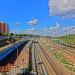 Krasny Stroitel railway station in Moscow city