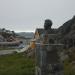 A bronze bust of the famous composer Jonathan Petersen in Nuuk city