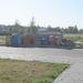 Waste collection point in Homieĺ city