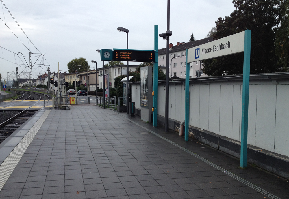 UBahnStation Nieder Eschbach Frankfurt am Main