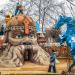 Скульптура синего коня в городе Севастополь