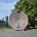 Sand clock in Budapest city