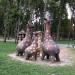 Скульптура жирафов