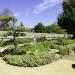 Water garden in Los Angeles, California city