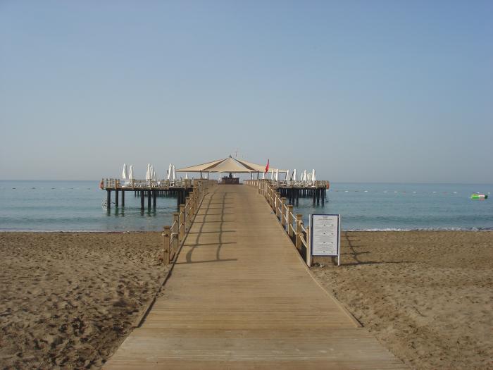 Пляж отеля Sueno Hotels Golf Belek 5* и Sueno Hotels Deluxe Belek 5*