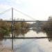 Cable-stayed pedestrian bridge