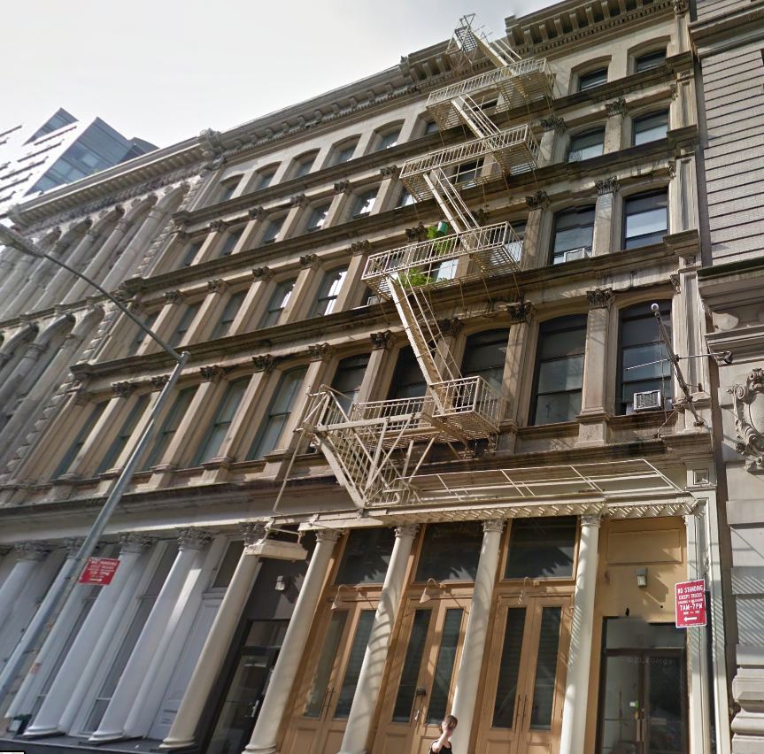 74 Leonard Street New York City, New York apartment building, 1860s