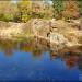 Flooded Granite Quarry in Zhytomyr city