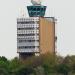 The control tower of Ferihegy Intl. Airport (BUD - LHBP) in Budapest city