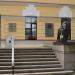 Скульптура чугунного льва в городе Великий Новгород