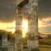 Panticapaeum columns in Kerch city