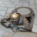 Monument to the sanitary technician in Bratislava city