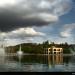 El Goli Artificial park lake in Tabriz city