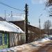 Столб электропередачи в городе Псков