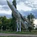 Самолёт-памятник Су-24М в городе Воронеж