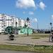 Ж/д вагон - временное помещение будущей церкви (ru) in Mahilioŭ (Mogilev) city