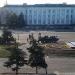 Клумба на месте постамента памятника В. И. Ленину в городе Северодонецк