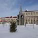 Территория Свято-Никольского храма в городе Надым