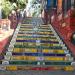 Escadaria de Santa Teresa ou Selarón na Rio de Janeiro city