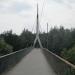 Подвесной пешеходный мост в городе Коростень