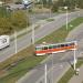 Tramvaju depo in Daugavpils city