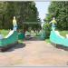Sculptures of athletes in Zhytomyr city