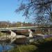 Road bridge over the river of Latorica in Svaliava city