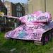 Pink T-34 Stompie in London city