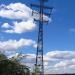 Переходная опора ВЛ 154 кВ в городе Новая Каховка