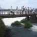 Foot bridge to the falls