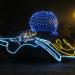 Новогодняя подсветка композиции «Рыба-кит» 2015 в городе Гомель