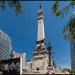 Monument Circle in Indianapolis, Indiana city
