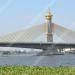 Chao Phraya River-crossing bridge at Nonthaburi 1 Road