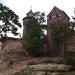 Sandsteinfelsen Nürnberger Kaiserburg in Stadt Nürnberg