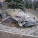 БТР-40 в виде муляжа германского бронеавтомобиля в городе Саратов