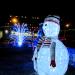 Новогодняя композиция «Снеговик» 2016 в городе Гомель