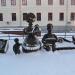 Скульптура Дымковской игрушки в городе Киров
