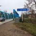 Bridge on the Shelon` river in Porkhov city