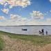 Центральный пляж в городе Новая Каховка