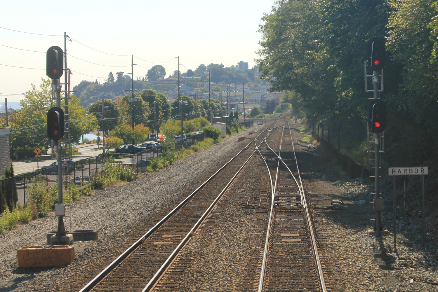 BNSF HARBOR Interlocking Washington