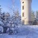 Half-destroyed water tower