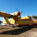 Canadair CL-215 en la ciudad de Madrid