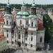 Church tower in Prague city