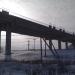 Автомобильный путепровод в городе Шилово