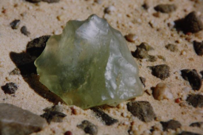 Libyan Desert Glass Silica Area